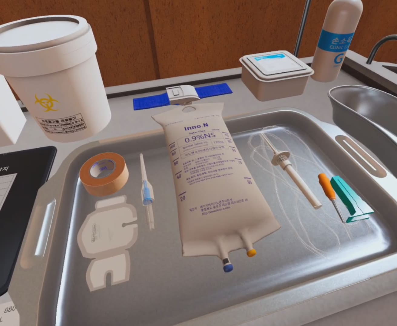 정맥주사 수액 주입 훈련